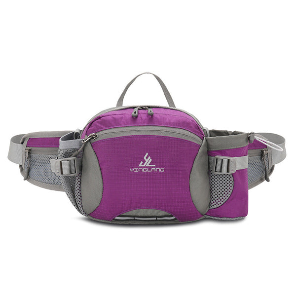 Outdoor Waist Bag with Bottle Holder Cycling Fanny Pack Multifuction Running Bag