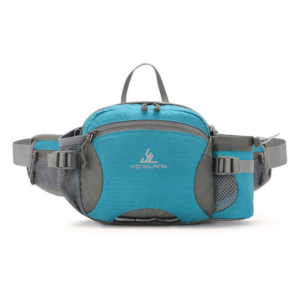 Outdoor Waist Bag with Bottle Holder Cycling Fanny Pack Multifuction Running Bag