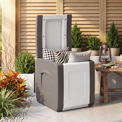 Outdoor Deck Box with Lid for Packages and Garden-Beige