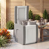 Outdoor Deck Box with Lid for Packages and Garden-Gray