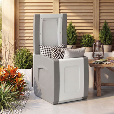 Outdoor Deck Box with Lid for Packages and Garden-Gray