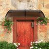 Outdoor Front Door Patio Overhang Awning for Sunlight Rain Snow Wind Protection-78 x 35 Inch