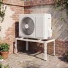 Outdoor Heavy-Duty AC Base for 9000-36000 BTU Ductless Air Conditioners Heat Pump - White