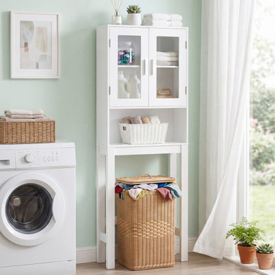 Over the Toilet Bathroom Storage Cabinet with Adjustable Shelf
