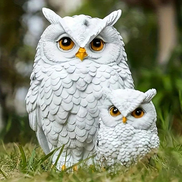 Owl Statue - Lifelike Ceramic Garden Decor