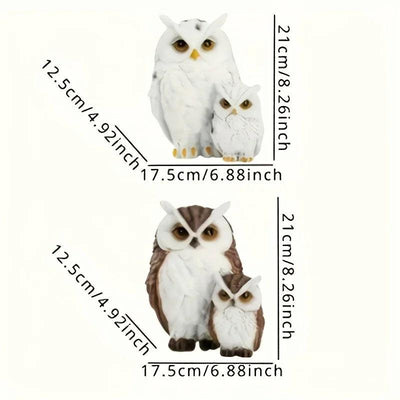 Owl Statue - Lifelike Ceramic Garden Decor
