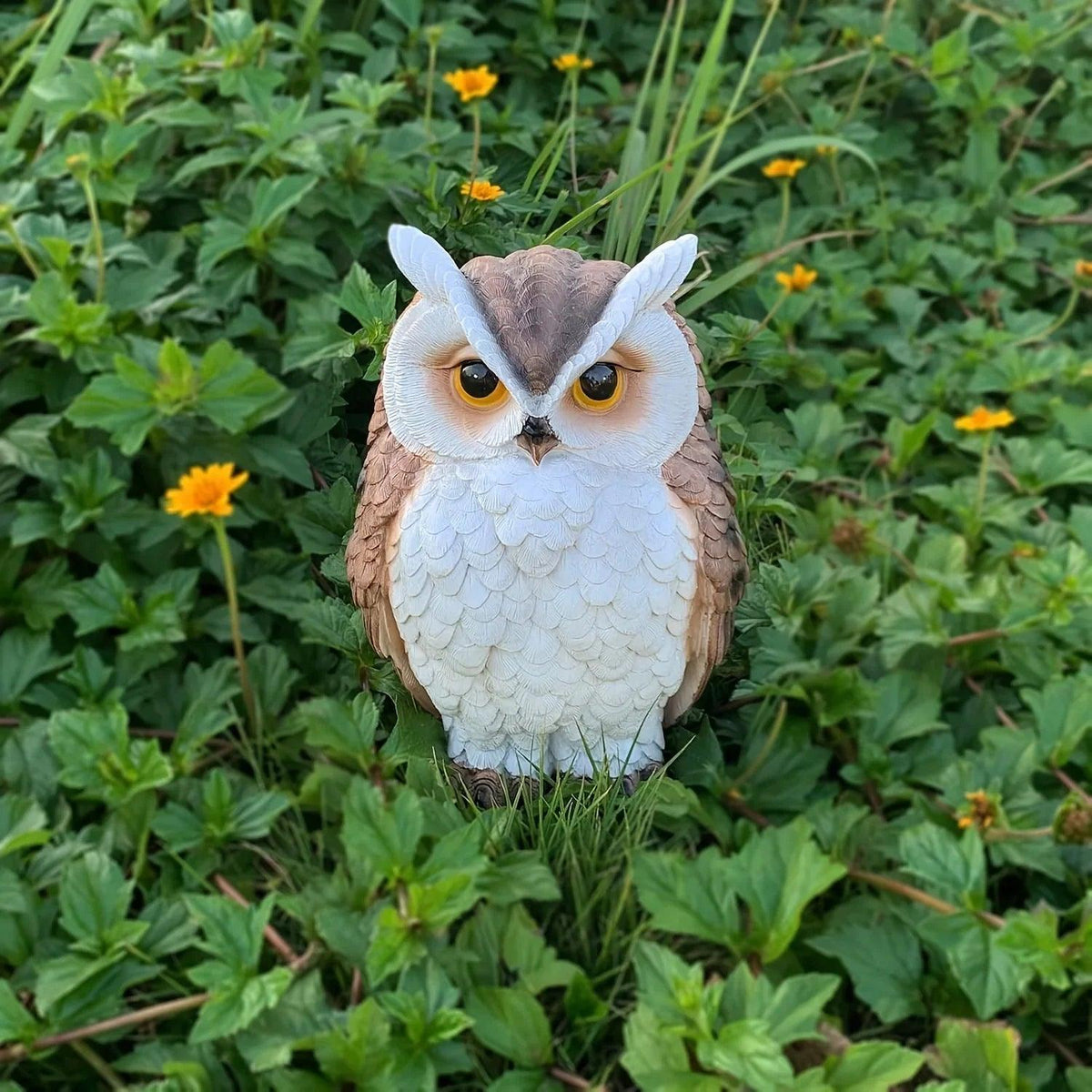 Owl Statue - Lifelike Ceramic Garden Decor