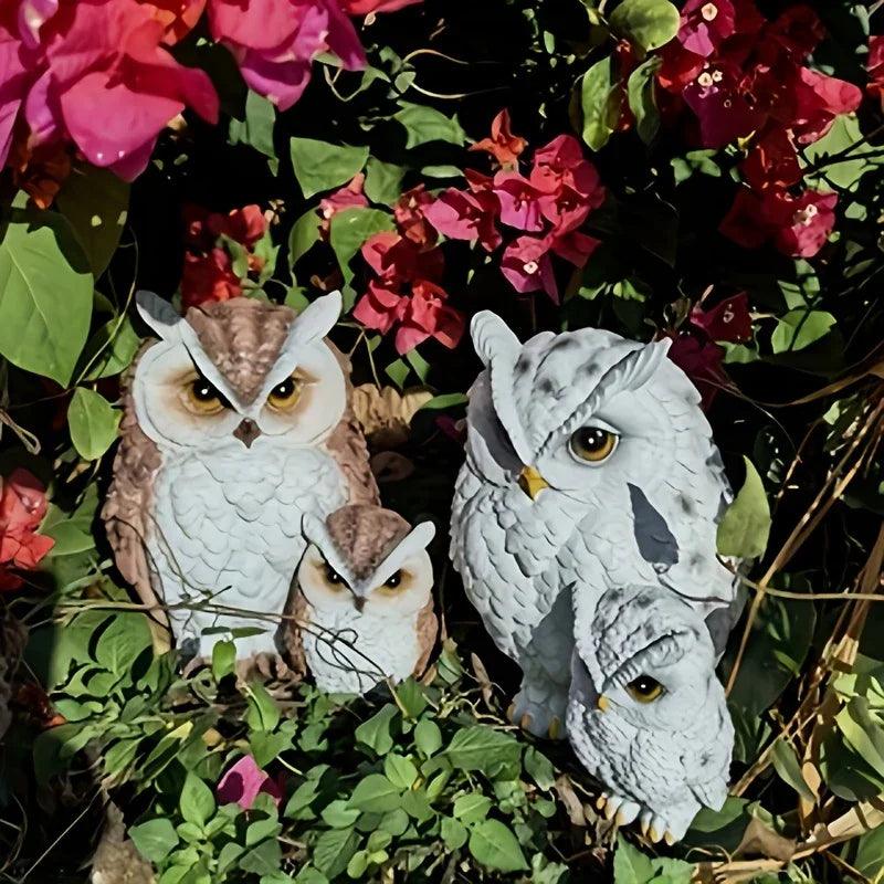 Owl Statue - Lifelike Ceramic Garden Decor