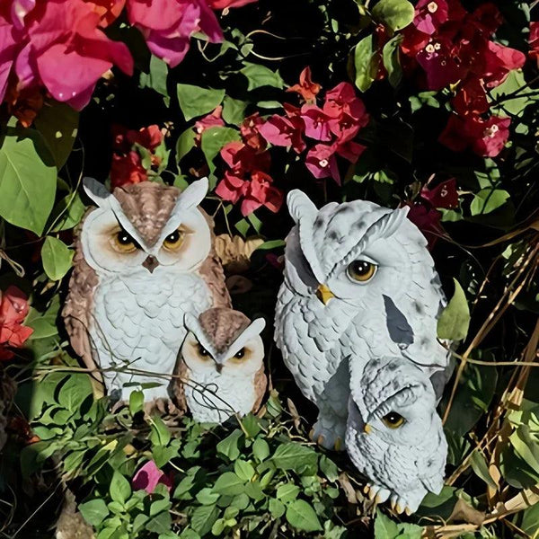 Owl Statue - Lifelike Ceramic Garden Decor