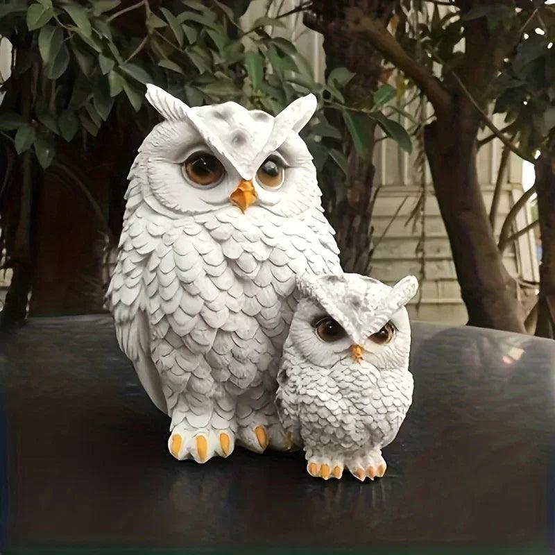 Owl Statue - Lifelike Ceramic Garden Decor