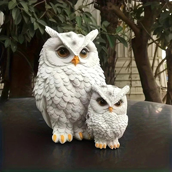Owl Statue - Lifelike Ceramic Garden Decor