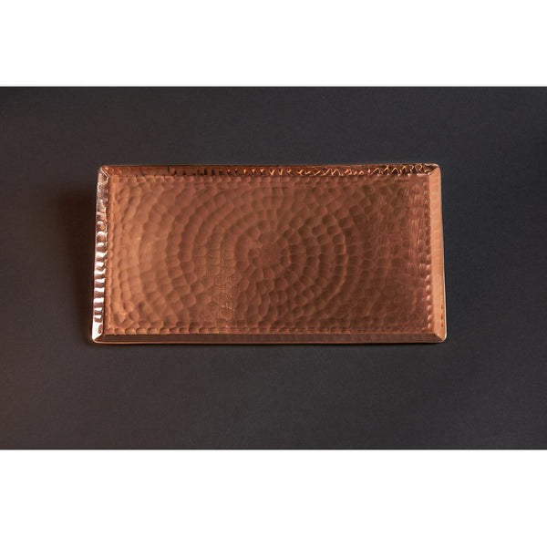 Chequer Copper Serving Tray