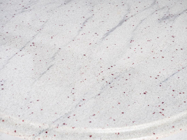 Round Granite Table with Cross Base