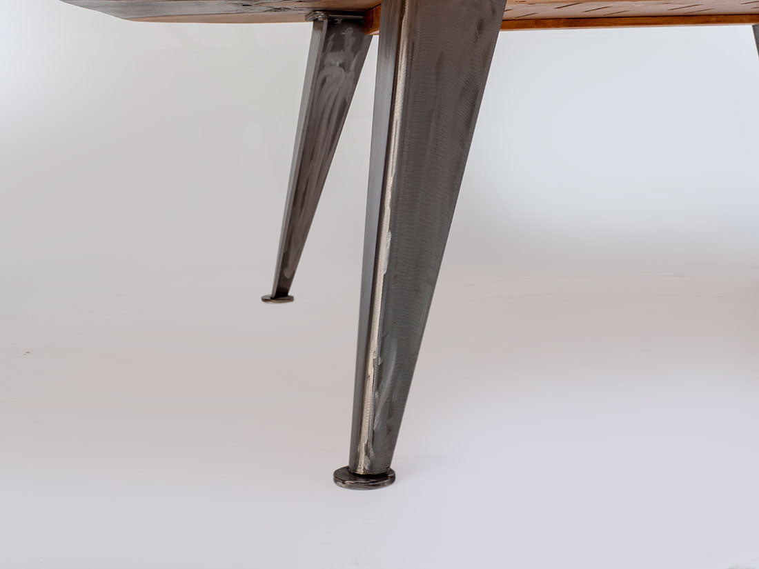 Silver Maple LED Table