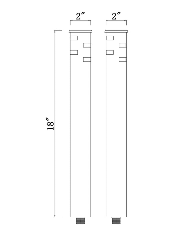 Stacked 2-PACK Path Landscape Light
