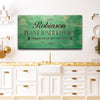 Plant Based Kitchen Sign - 20x10 inch Medium Premium Gallery Wrapped / Style 1