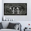 Gothic Welcome Sign - 20x10 inch Medium Premium Gallery Wrapped / Style 1