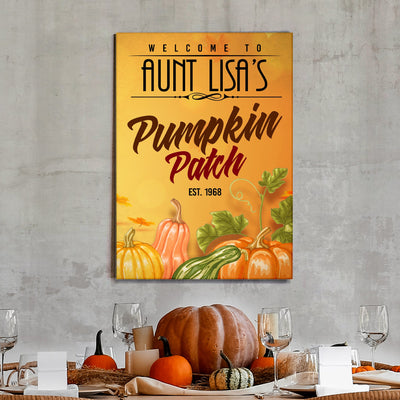 Pumpkin Patch Sign VII
