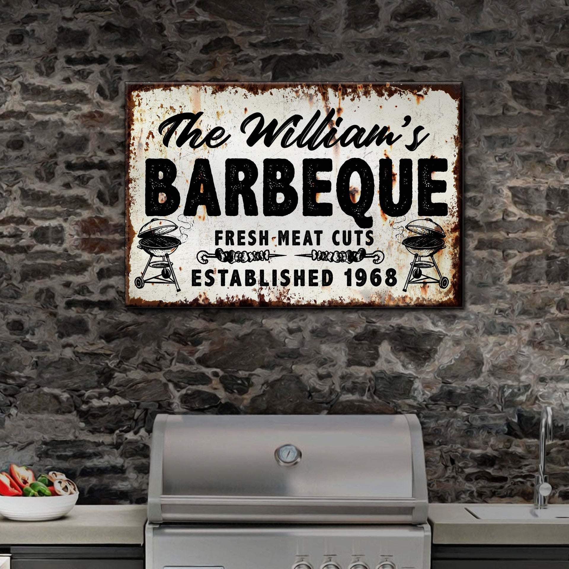 BBQ Sign IV