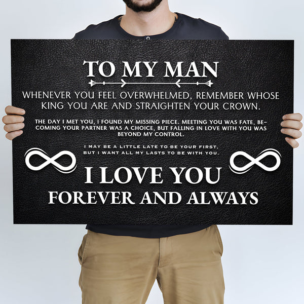 To My Man Father's Day Gift Sign II
