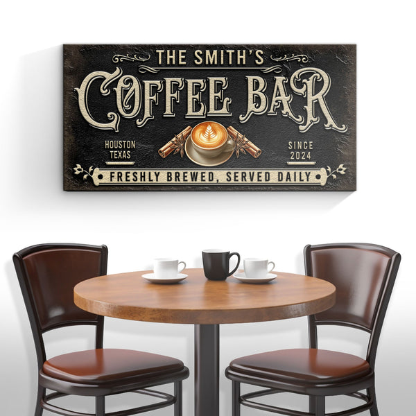 Coffee Bar Sign XII
