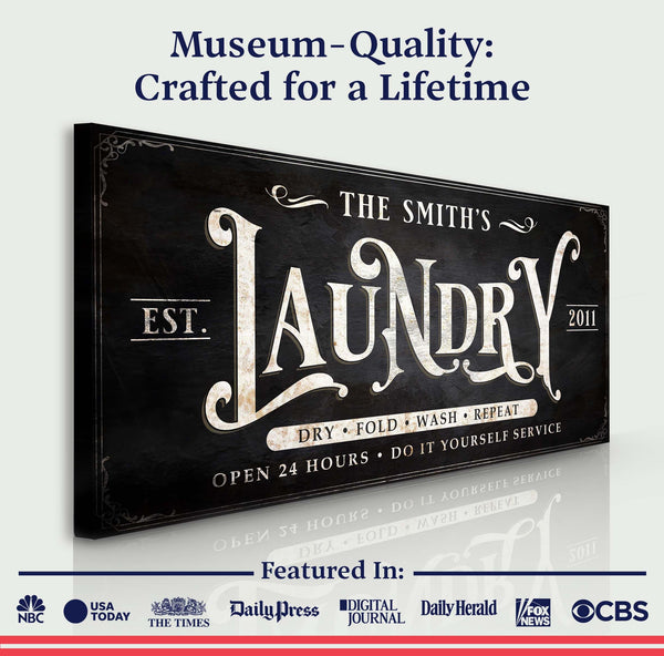 Laundry Sign IV