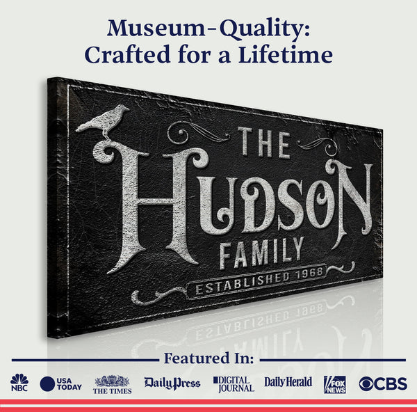 Personalized Gothic Sign IV
