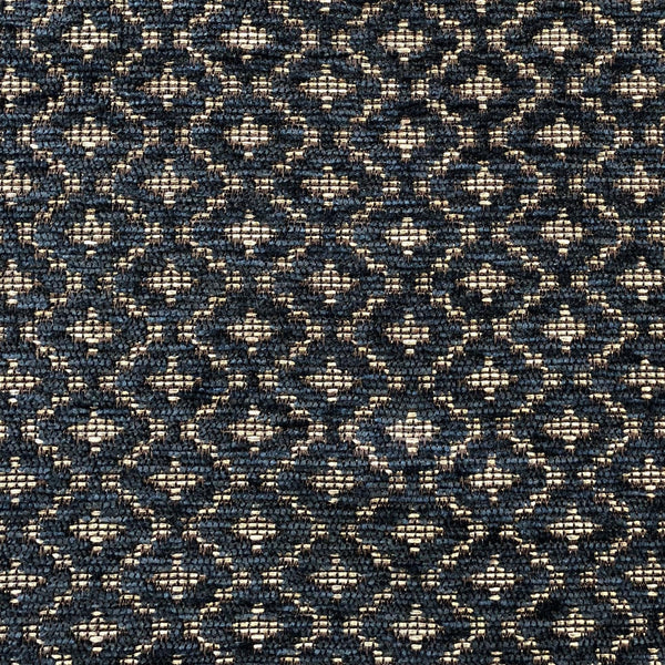 Cleopatra Blue and Gold Luxury Throw Pillow