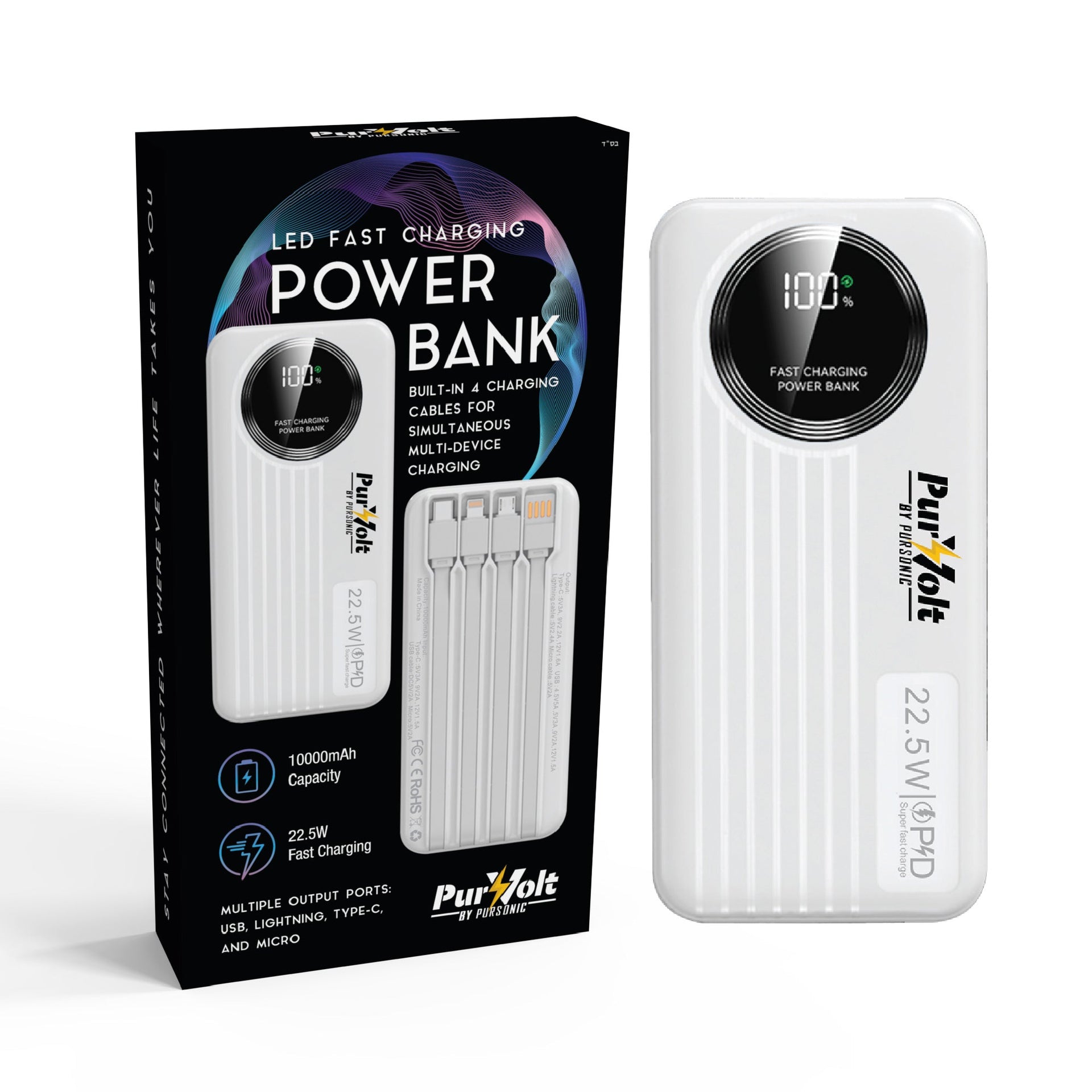 LED Fast Charging Power Bank & Extra Large Electric Heating Pad