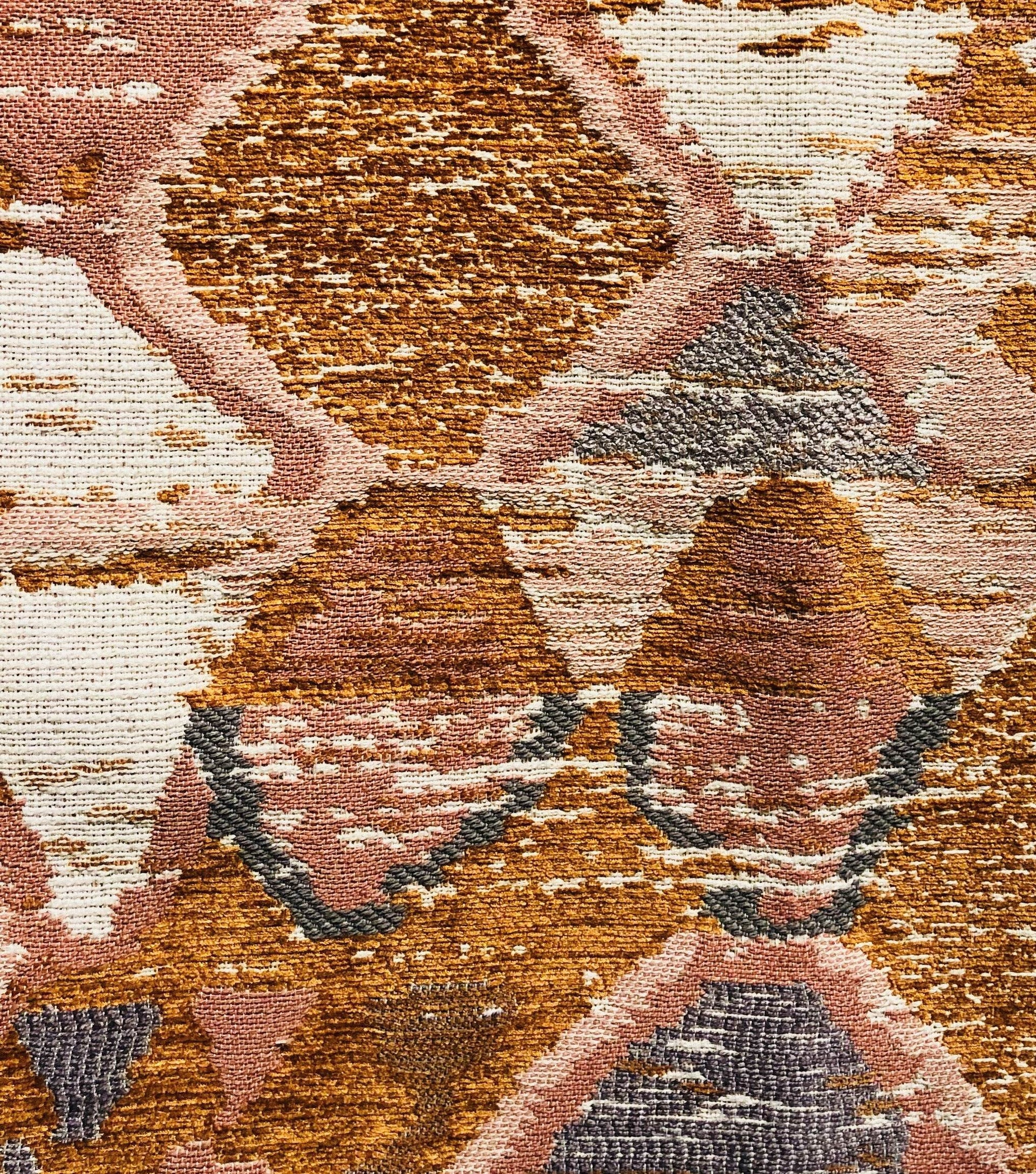 Mira Oasis Shades of Brown Luxury Throw Pillow