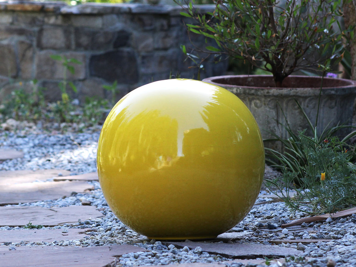 Outdoor Decorative Sphere Glazed By Plantatorem
