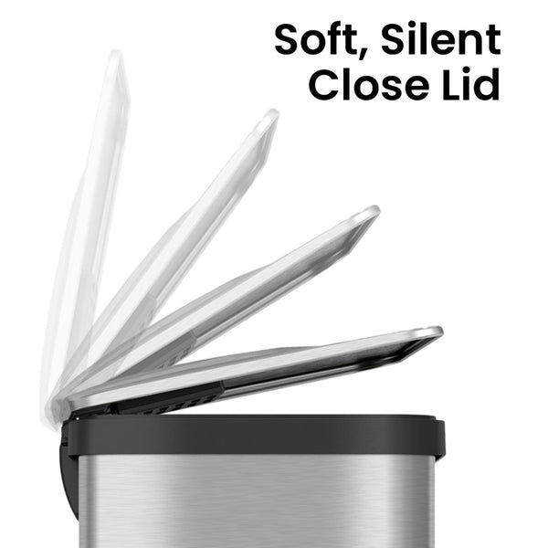 13 Gallon AirStep Step Pedal Trash Can