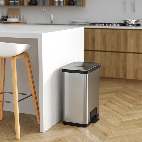 13 Gallon AirStep Step Pedal Trash Can