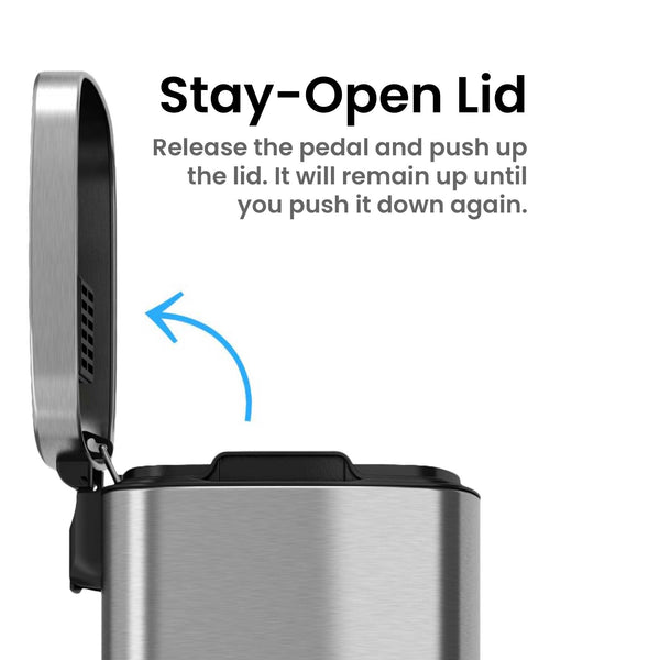 8 Gallon / 30 Liter SoftStep Step Pedal Trash Can