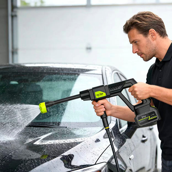Pro Cleaning System: Cordless Pressure Washer & Rechargeable Power Scrubber