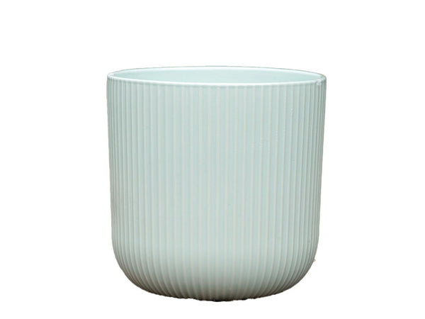 Fluted Cylinder Planter (No Saucer)