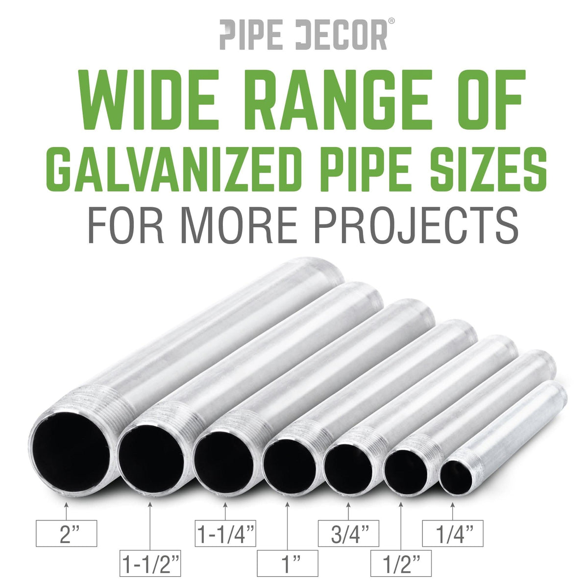 1 in. x 5 1/2 in. Galvanized Steel Nipple