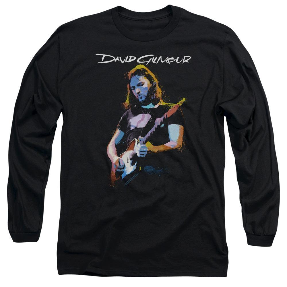 David Gilmour Guitar Gilmour Mens Long Sleeve Shirt Black Officially Licensed