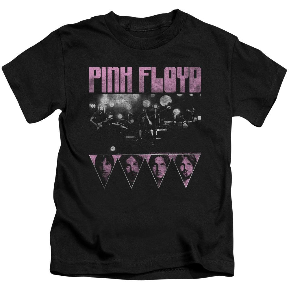 Pink Floyd Pink Four Juvenile Kids Youth T Shirt Black