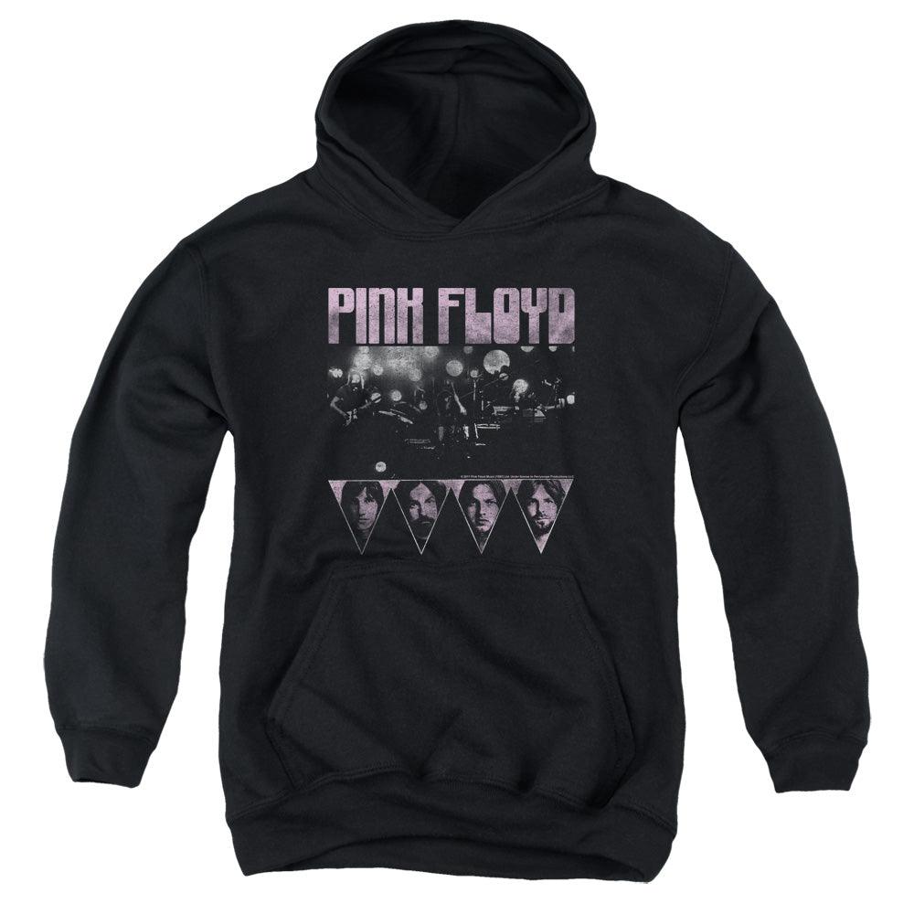 Pink Floyd Pink Four Kids Youth Hoodie Black