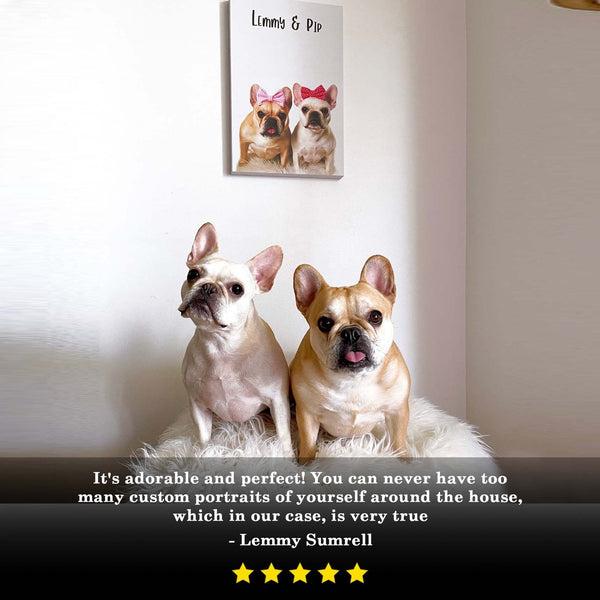 Pet Canvas Sign
