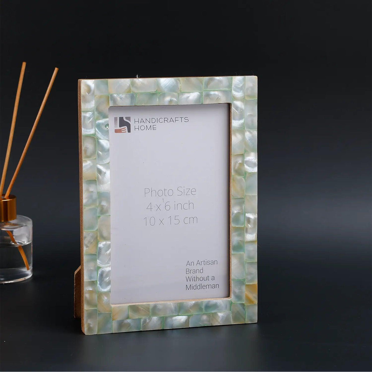 Mother of Pearl Inlay Picture Frame Green 4x6 5x7 8x10