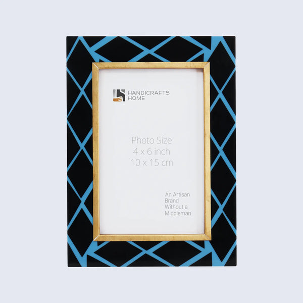 Picture Frames Halo Mamba Pattern Resin Inlay Collection in 3 Sizes