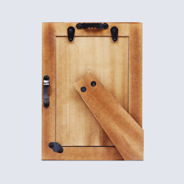 Picture Frames Classic Pattern Bone Inlay Collection in 3 Sizes, Pack of 2 - Red