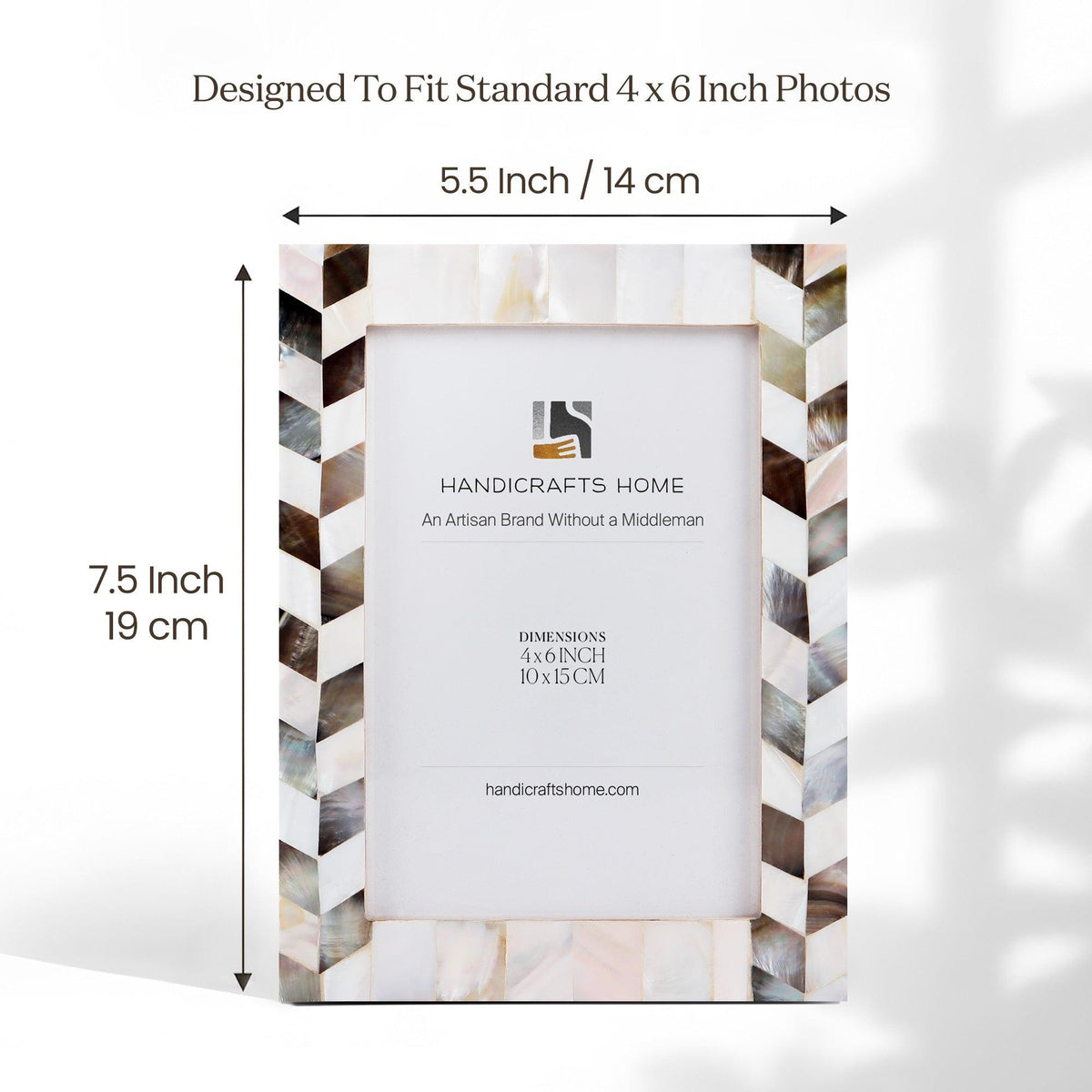 Mother of Pearl Picture Frame | Pearlescent Barley | 4x6 5x7 8x10