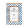 Rhythm Diamond Picture Frame Blue Resin Inlay 4x6 5x7 8x10 - 4x6