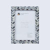 Picture Frames Artic Smoke Pattern Bone & Resin Inlay Collection in 3 Sizes