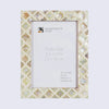 Picture Frames Moor Earth Mother of Pearl & Resin Collection in 3 Sizes