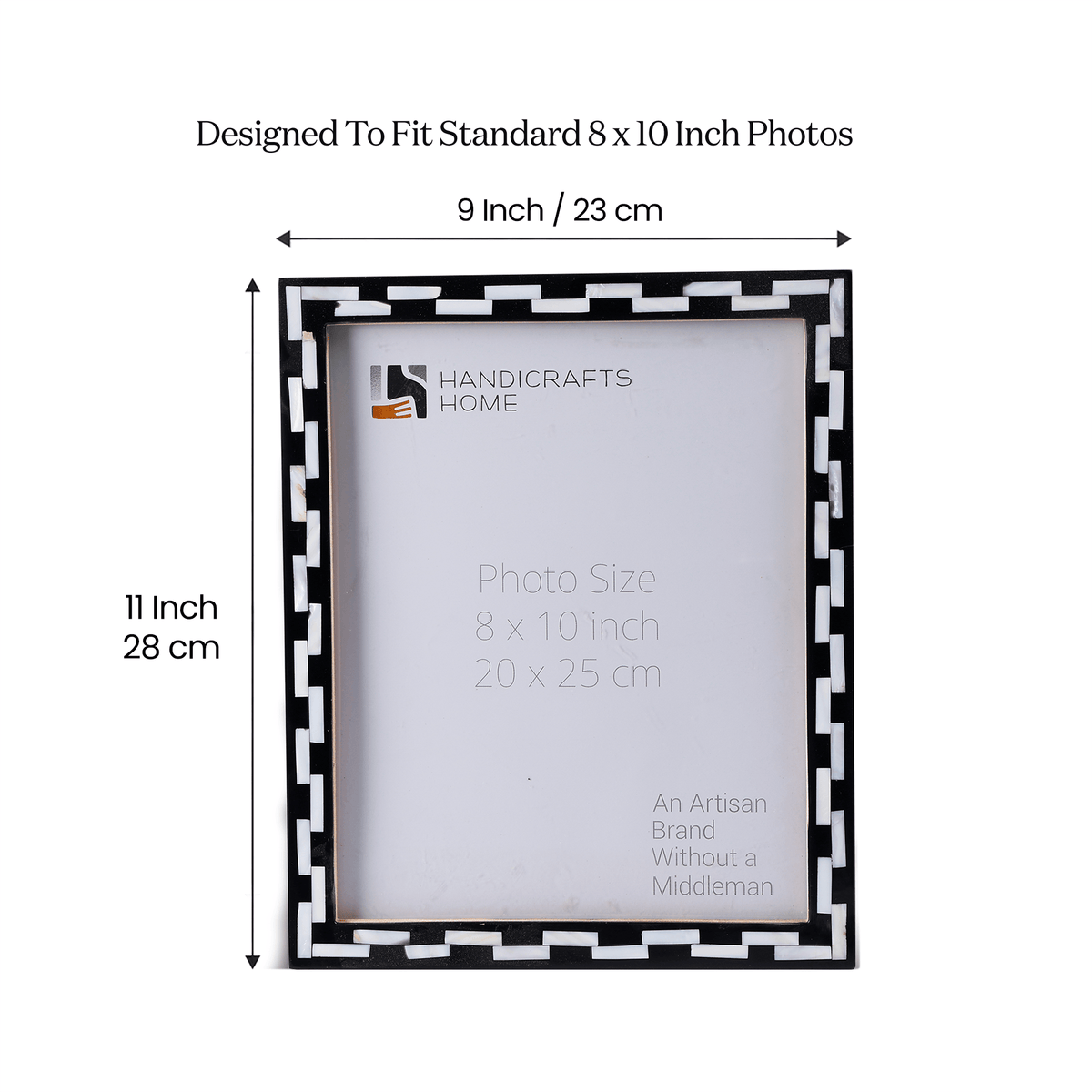 Picture Frames Pearlescent Tiptoe Collection Mother of Pearl & Resin Inlay, 3 Sizes