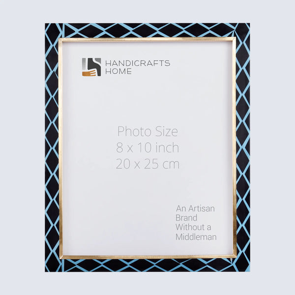 Picture Frames Halo Mamba Pattern Resin Inlay Collection in 3 Sizes